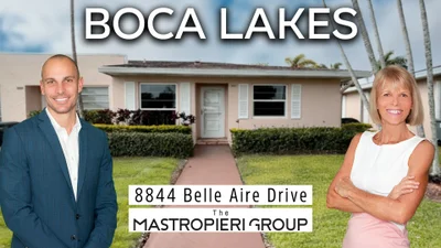 Boca Lakes Boca Raton Property Tour | 8844 Belle Aire Dr